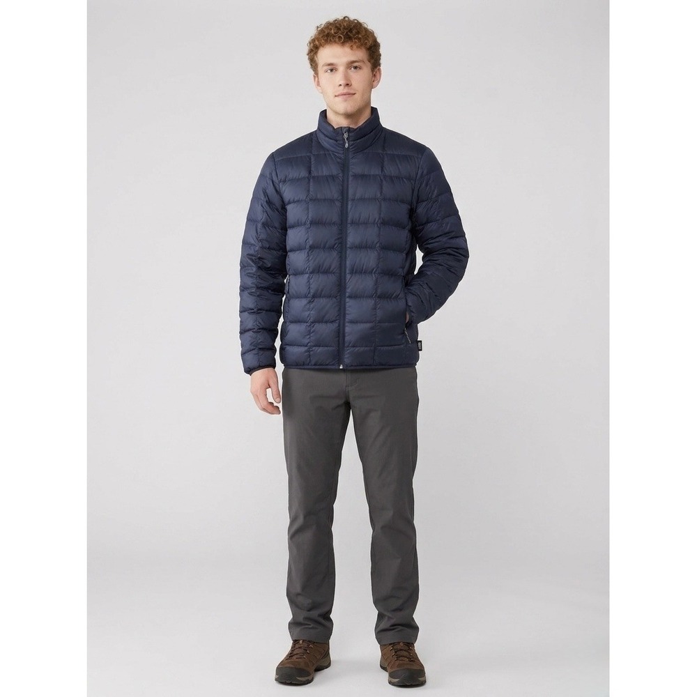 REI Co-op 650 Down Jacket 2.0 Mens Large Navy Blue Puffer Full Zip 154167 S23
